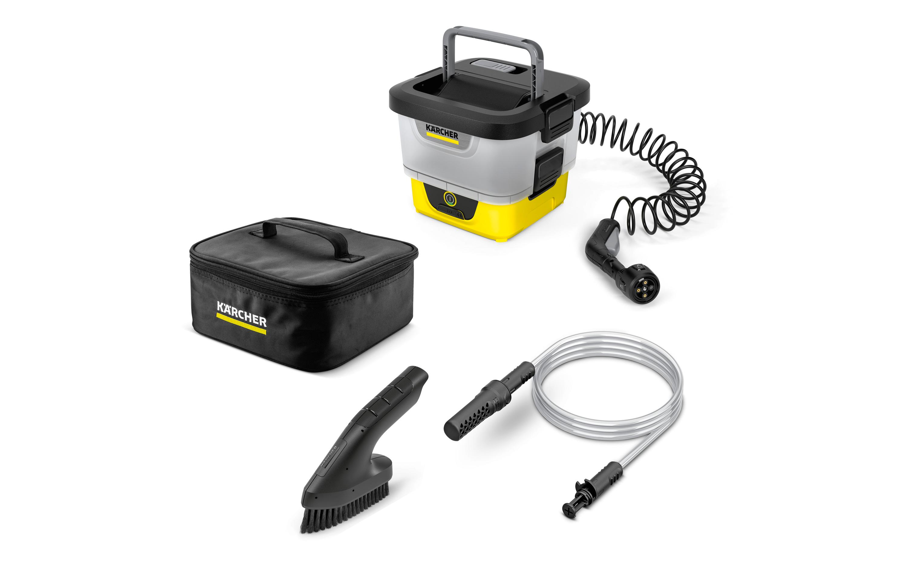 Mobile Outdoor Cleaner OC 4 + Adventure<br>Kompakte Druckreiniger inkl. Adventure-Zubehörtasche