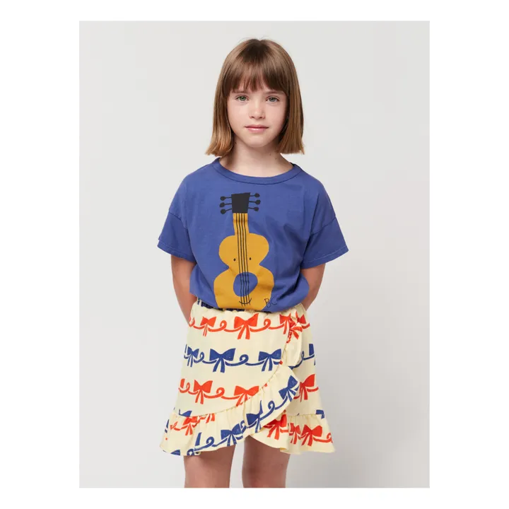 Bobo Choses T-Shirt Coton Bio Guitare | Bleu