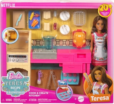 Barbie & Teresa Recipe for Friendship Lekesett Kjøkken med Dukke