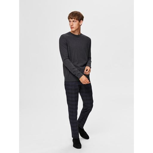 Selected Homme Berg Striktrøje, Antracit, L