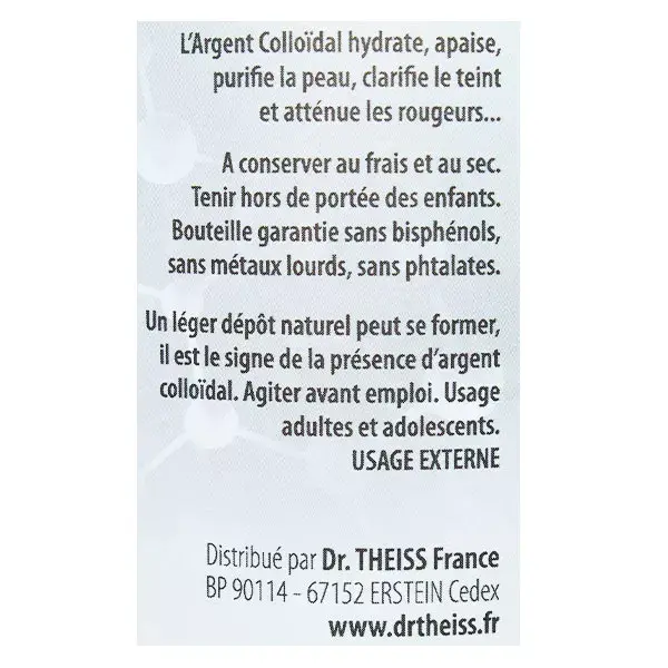 Prata Coloidal Dr. Theiss 20ppm 500ml