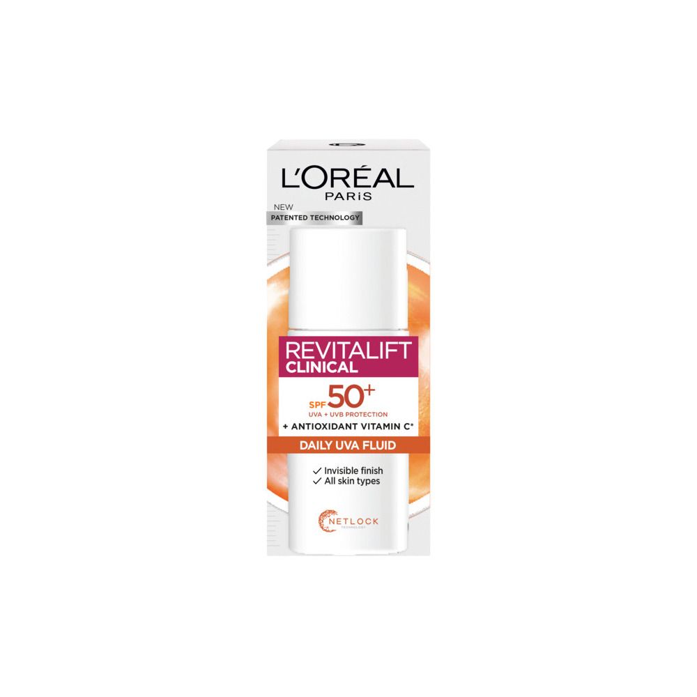 L'Oréal Paris Revitalift Clinical Daily Moisturizing Fluid SPF50 - 50 ml.