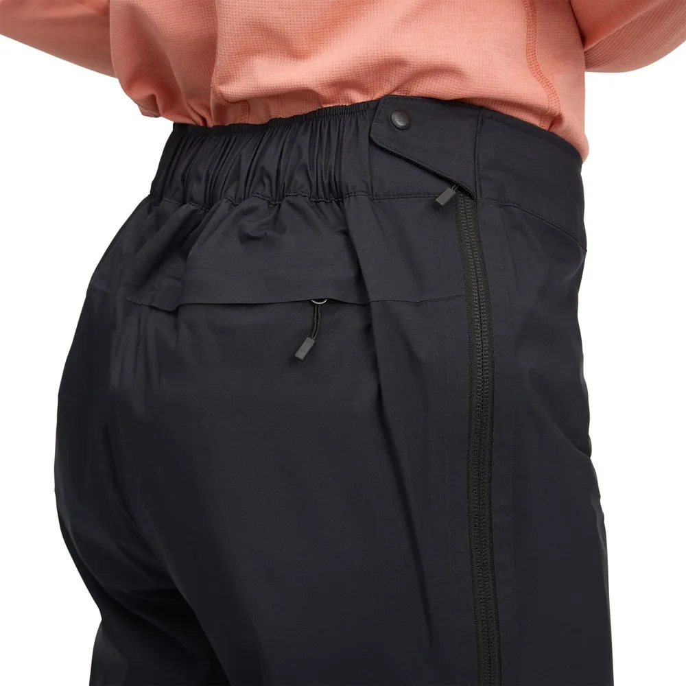 Black Diamond Women's Fineline Stretch Full Zip Pants Black