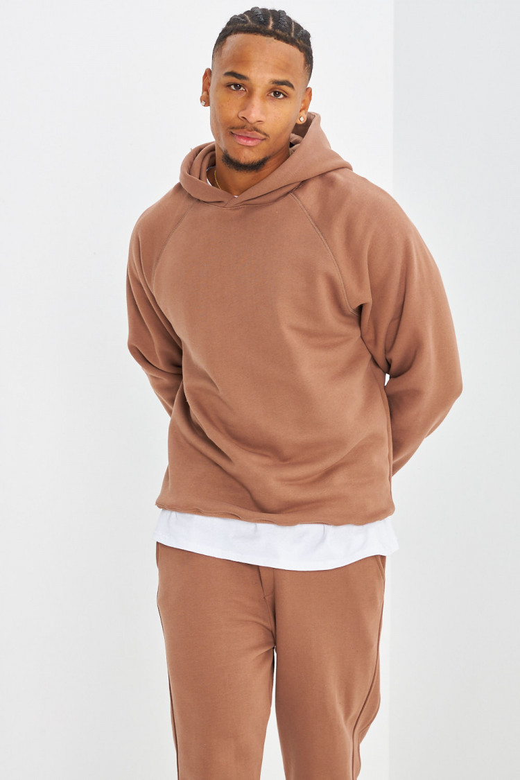 Ensemble 2 pièces sweat + jogging marron