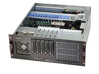 Supermicro SC842 XTQ-R606B - Rack-monterbar 4U - udvidet ATX - SATA/SAS - hot-swap 600 Watt - sort - USB/seriel