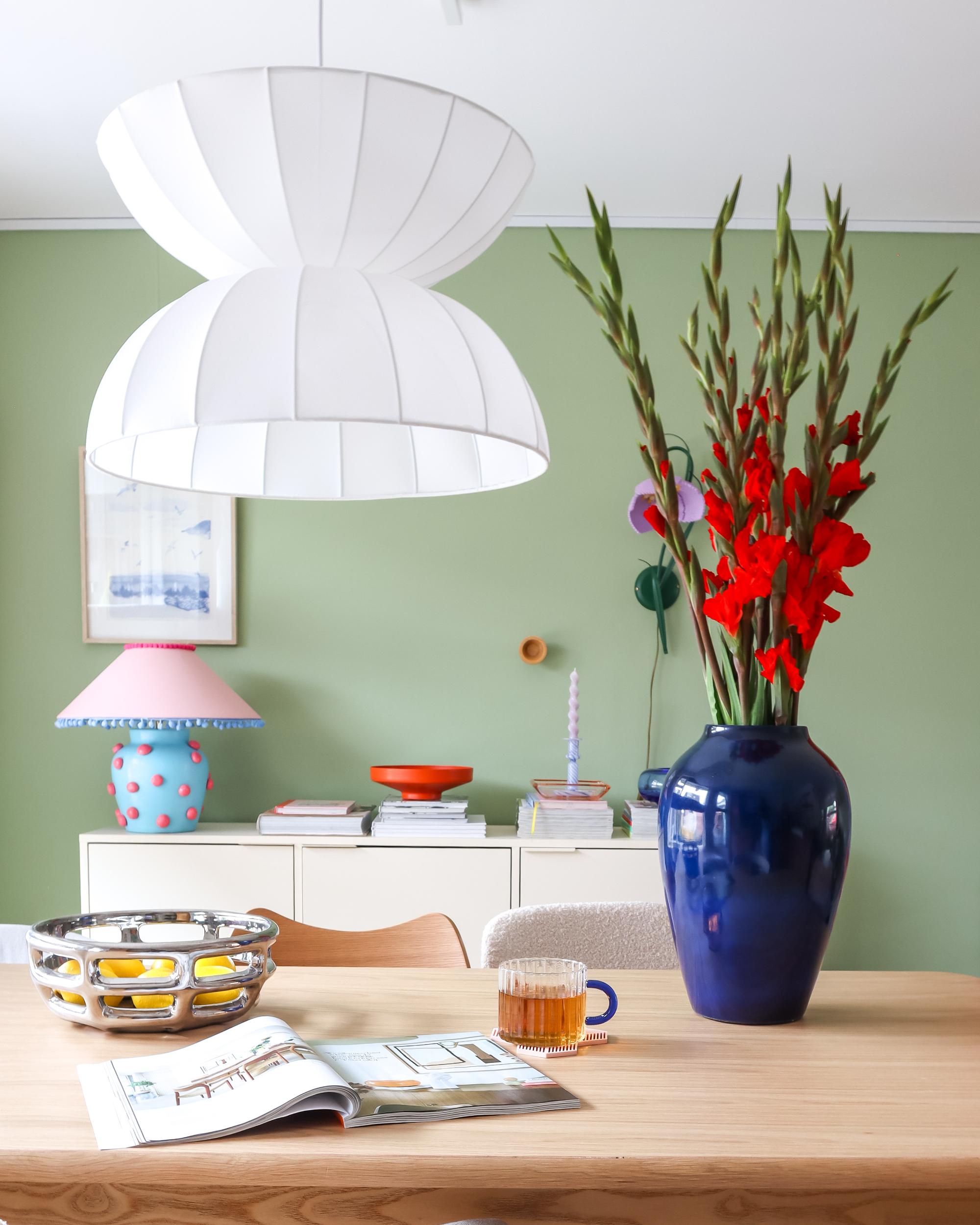Hanglamp DEBONS Kunstzijde Wit