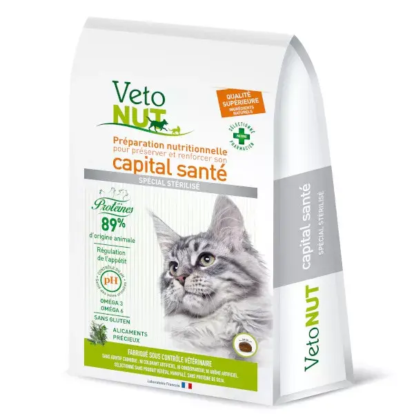 VetoNUT Ração Especial Esterilizada para Gatos 1kg