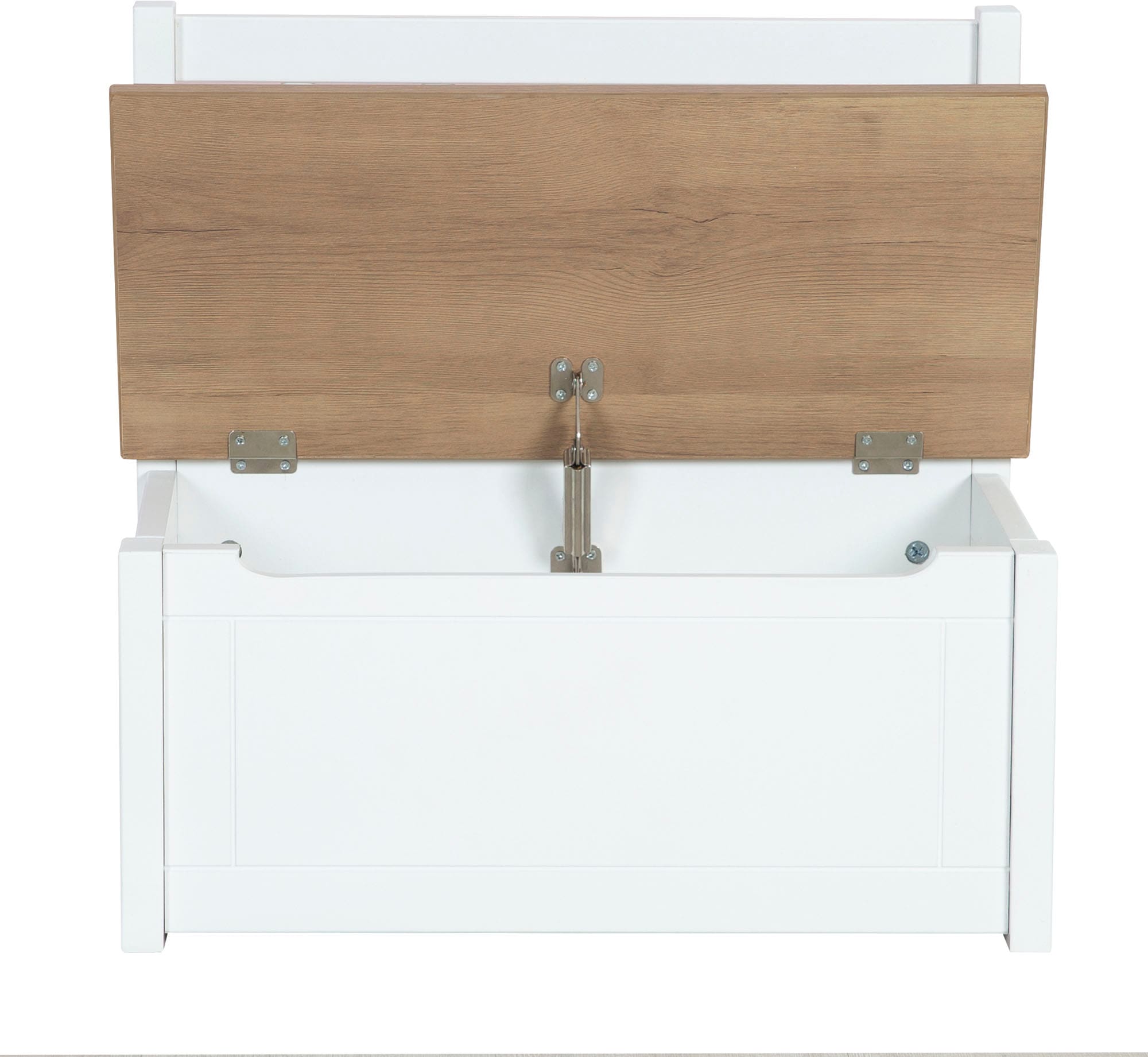 roba® Truhenbank »Woody, natur & weiss« aufklappbar