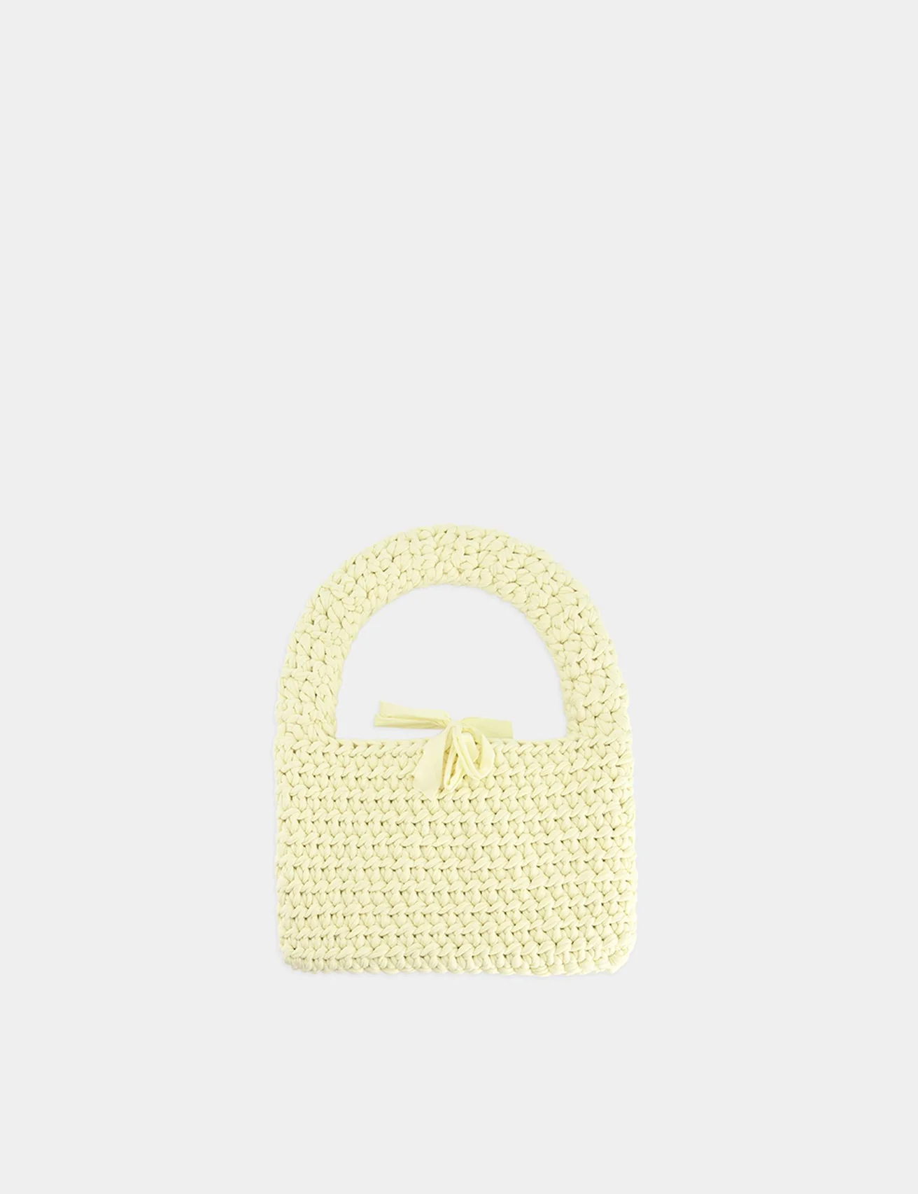 sac à main tressé jaune