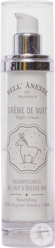 Bell'Anesse Crème De Nuit Nourrissante Au Lait D'Ânesse Bio Flacon-Pompe 50ml