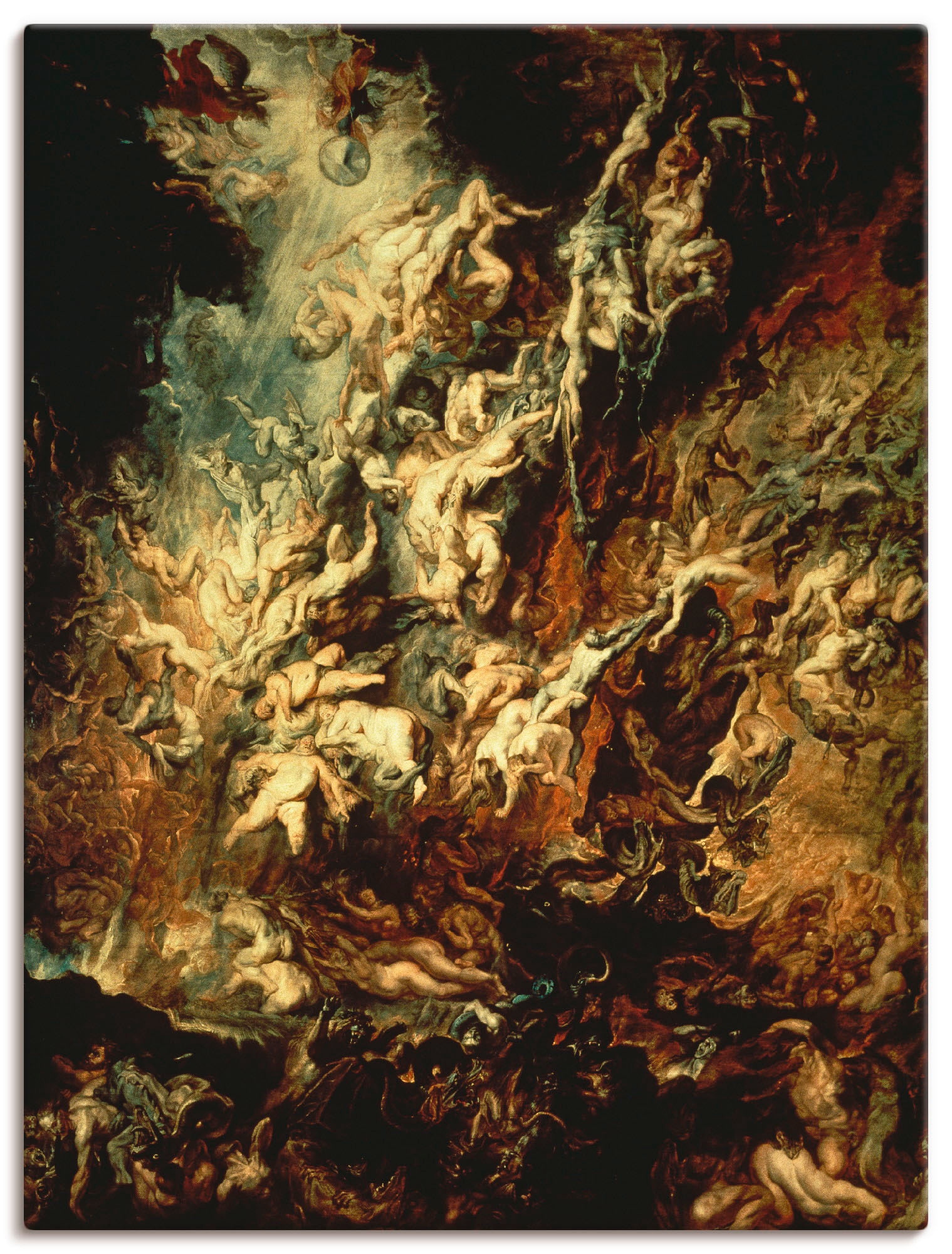Artland Leinwandbild »Höllensturz der Verdammten I« Dark Fantasy 1 Stk. tlg. als Leinwandbild, Poster, Wandaufkleber in verschied. Grössen