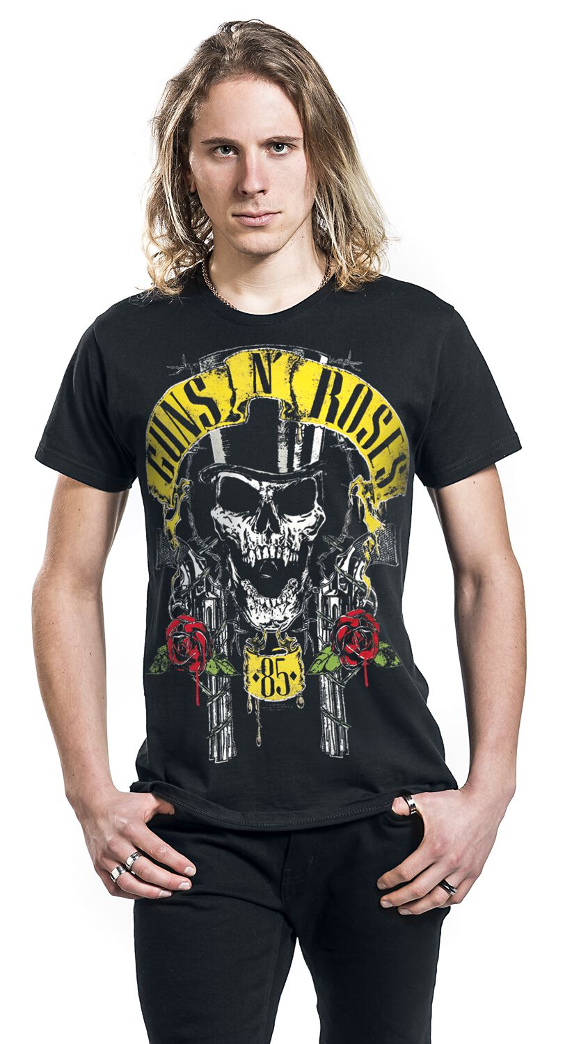 Chapeau Haut De Forme | Guns N' Roses T-Shirt Manches courtes