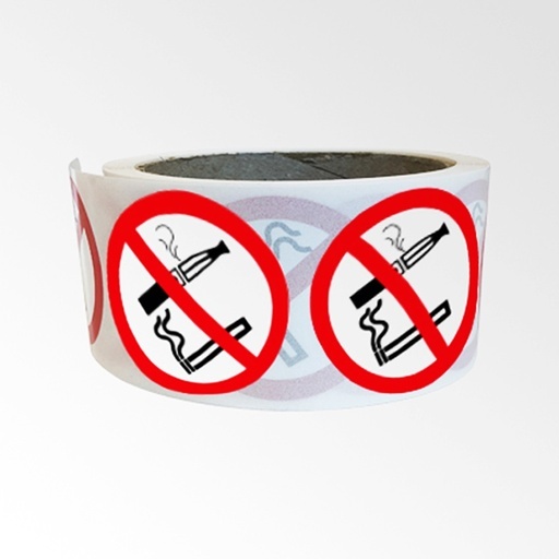 Rouleau de pictos - Interdiction fumer vapoter - P002 - ISO 7010