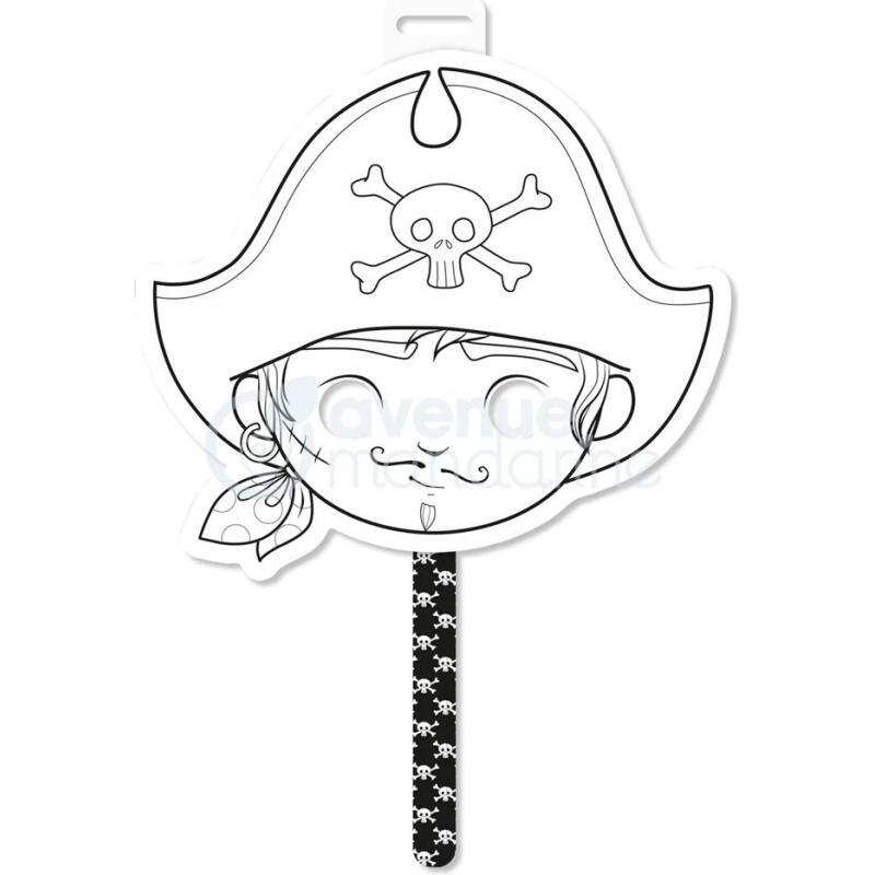 Graffy Stick, Pirate - Noir & Blanc