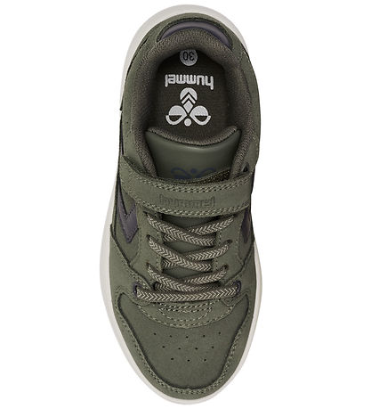 Hummel Schuhe - ST. Power Play Suede Jr - Dusty Olive