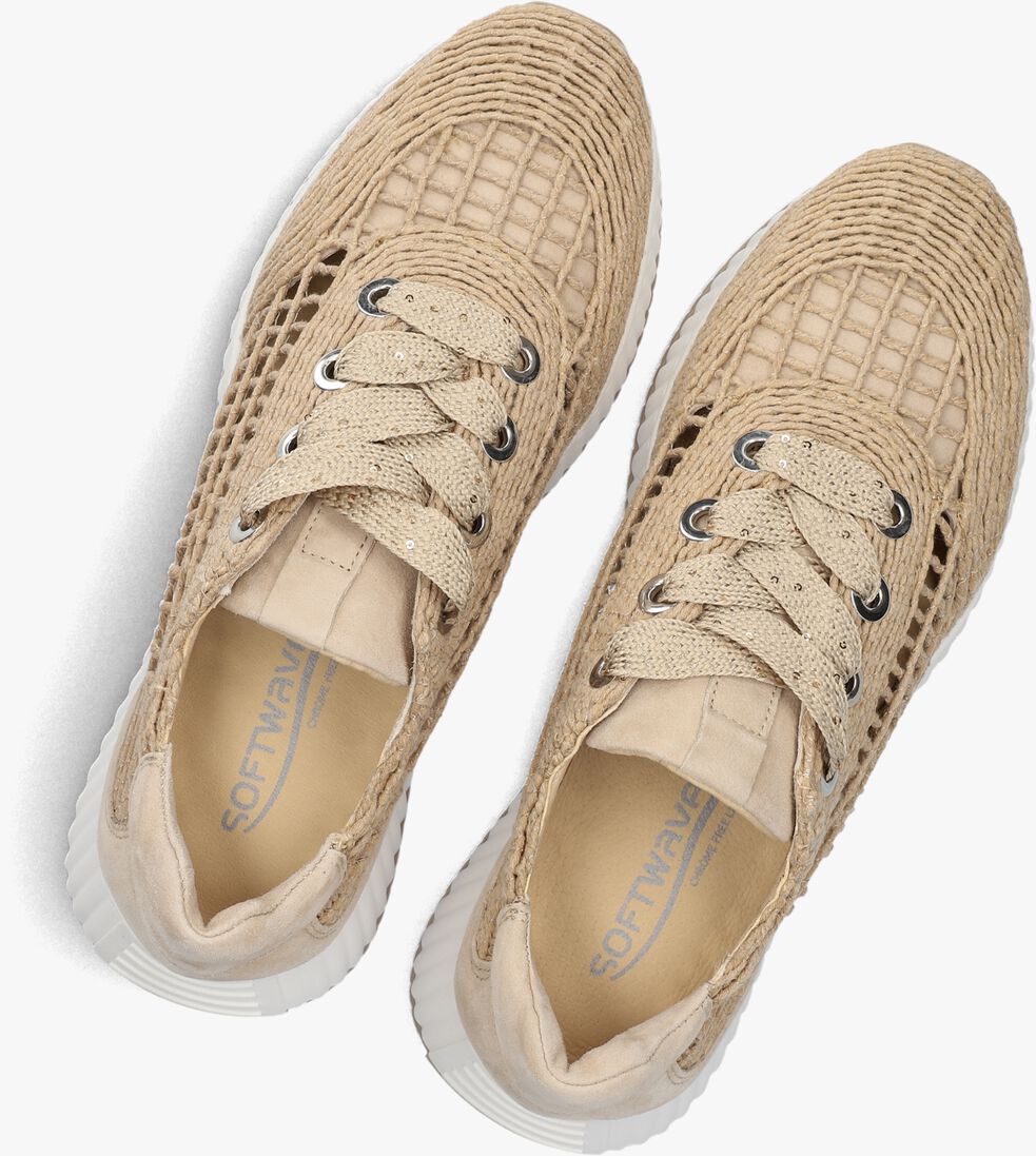 beige softwaves lage sneakers 8.95.04