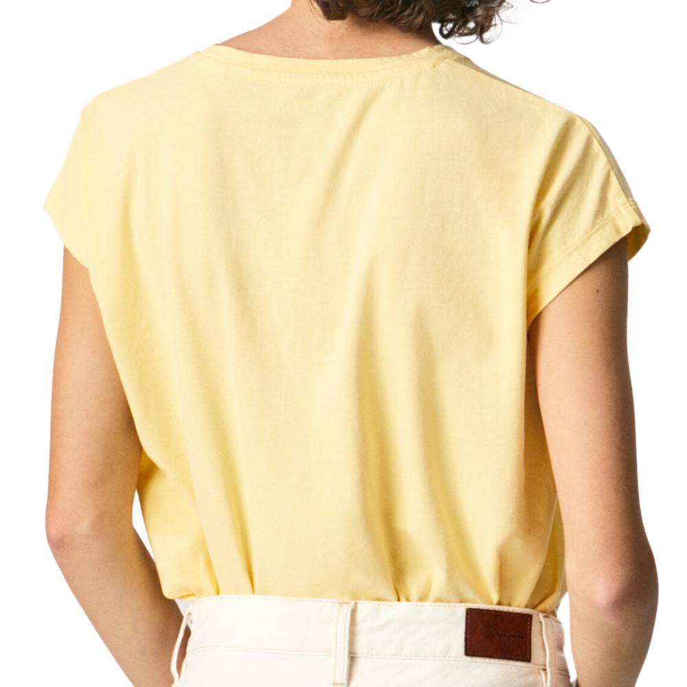 Pepe jeans T-shirt Jaune Femme Pepe Jeans Bloom