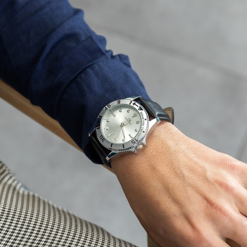 Magnifique Montre Homme Noir GIORGIO
