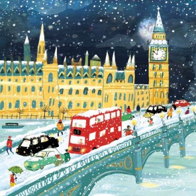 Snowing in London