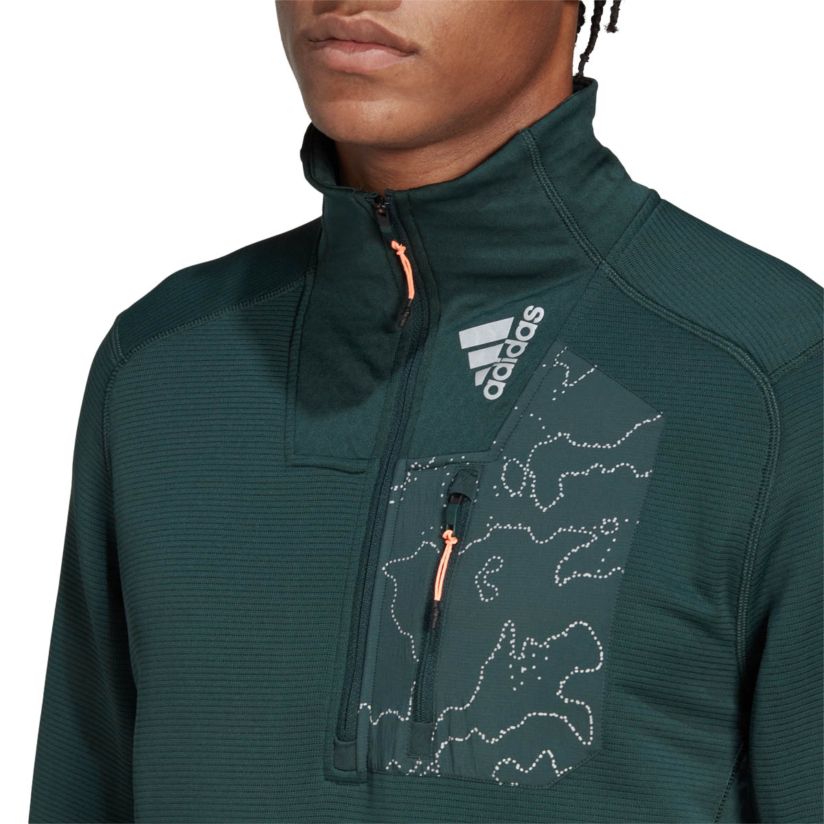 adidas X-City 1/4 Zip Løbetrøje Herre