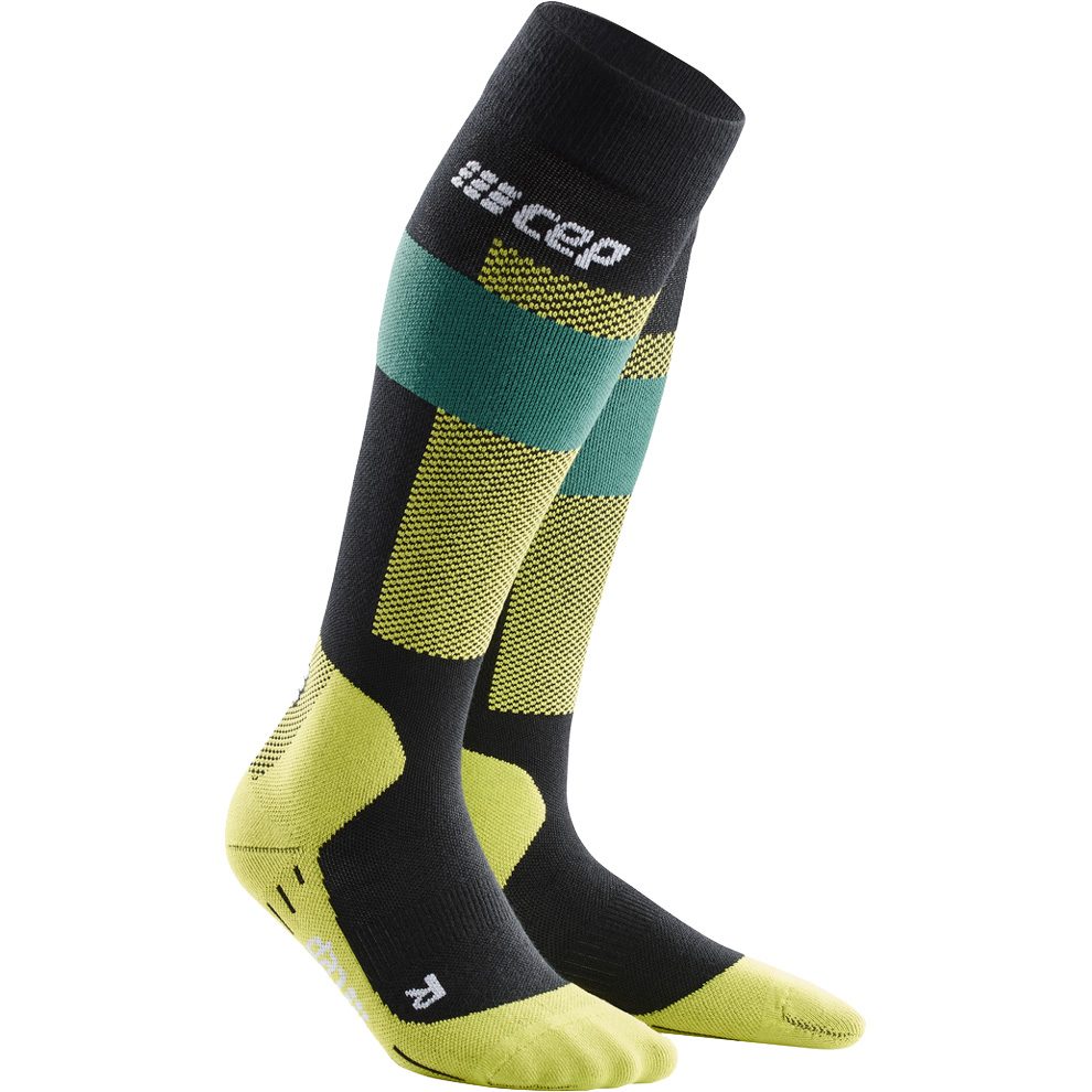 CEP Merino Compression v2 Skisocken Herren grün