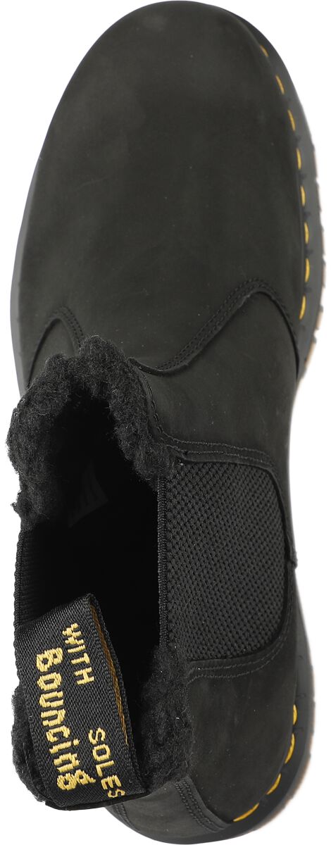 2976 - Black archive pull up & black borg fleece | Dr. Martens Bottes