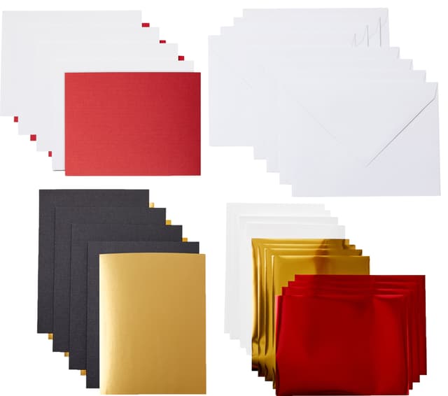 Cricut Joy A6 Foil indsætningskort 8-pak (royal flush)