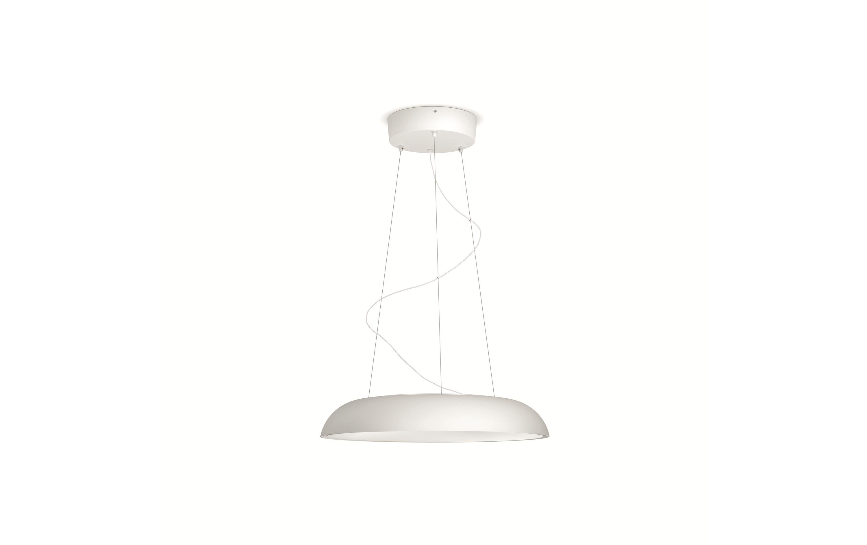 White Amb. Amaze Pendelleuchte weiss 2750 lm + Dimmer<br>LED Hängelampe