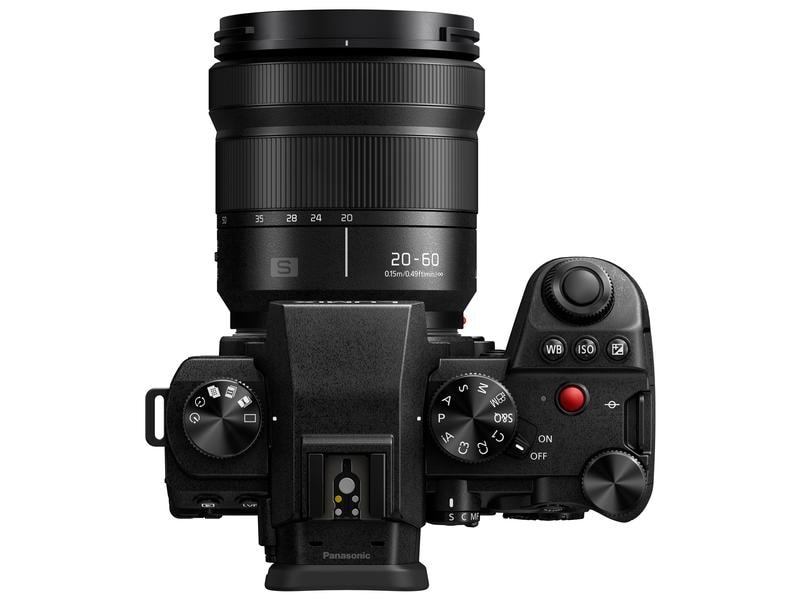 Panasonic Fotokamera LUMIX S5 Mark II 20-60 mm F3.5-5.6 Spiegellose Vollformatkamera mit Phasen-Hybrid-Autofokus, Aktive Bildstabilisierung und Objektiv