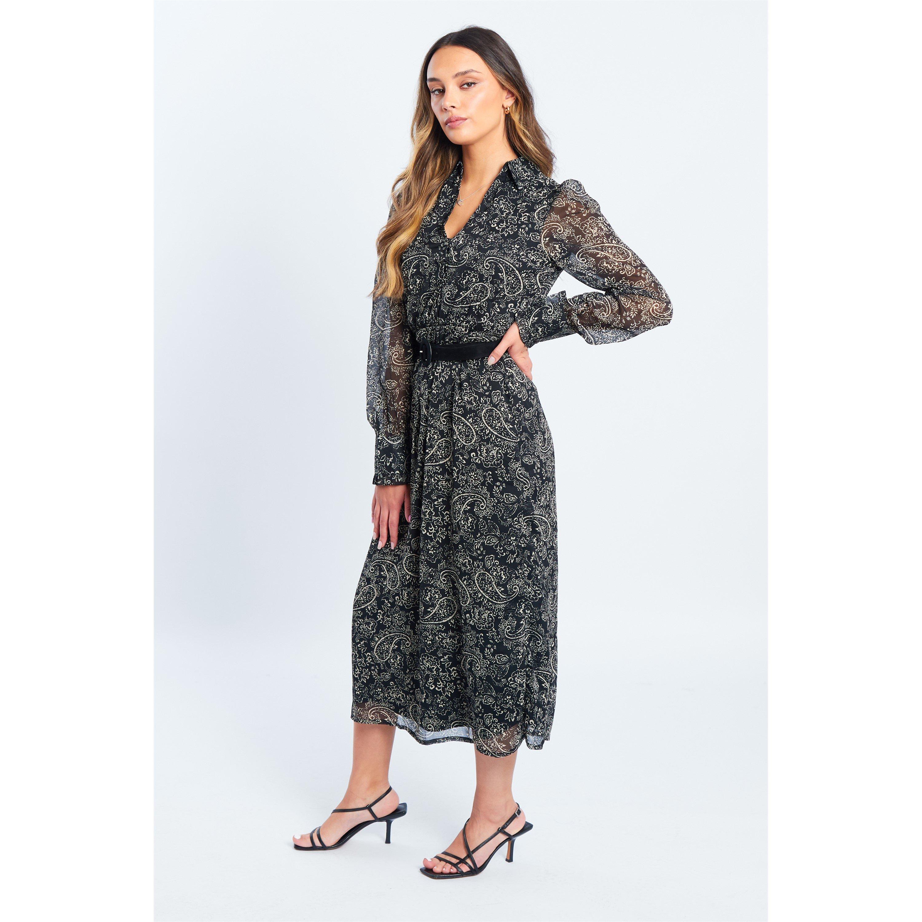 Be You BY Belt Shirt Maxi Dress