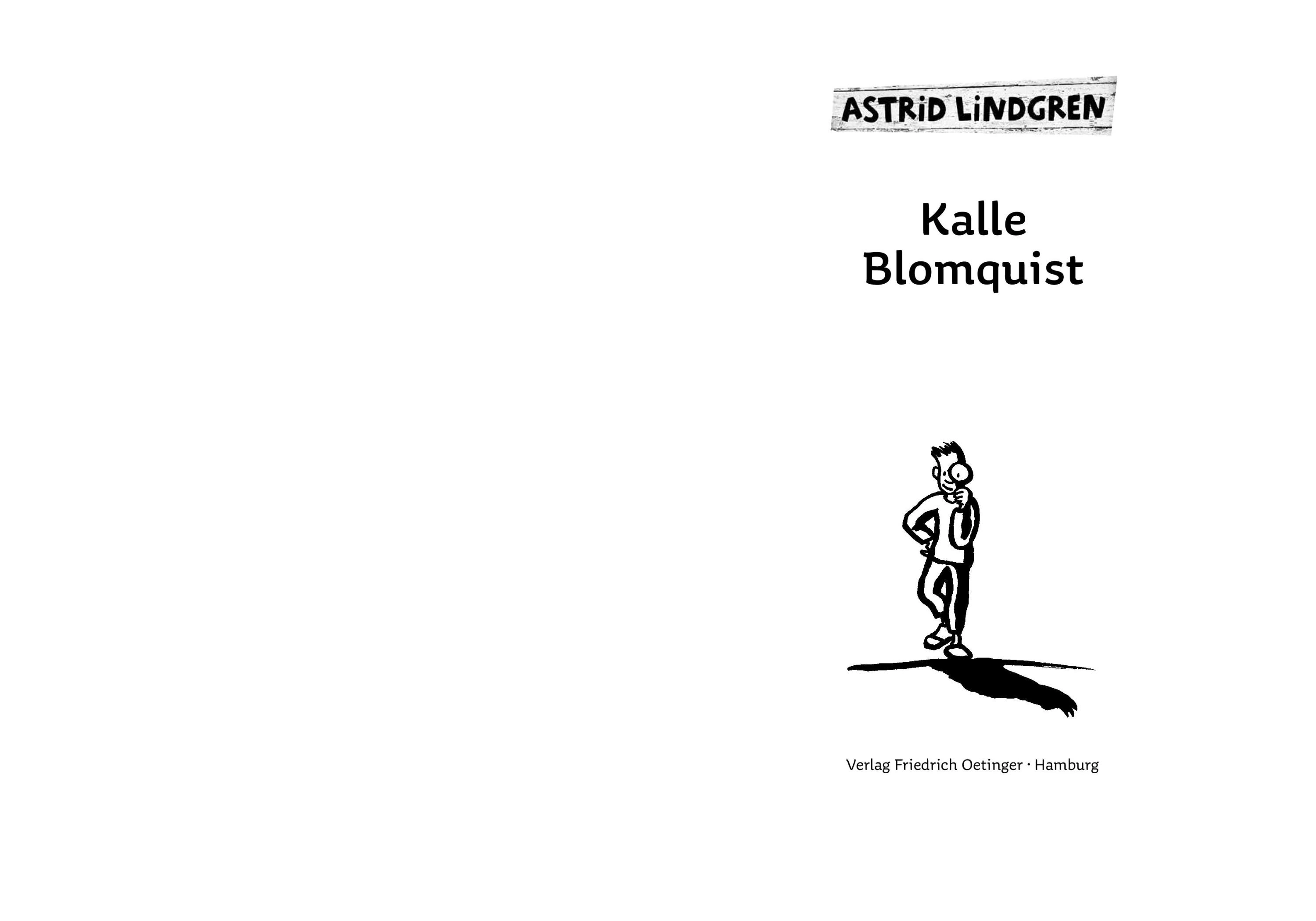 Kalle Blomquist. Gesamtausgabe
