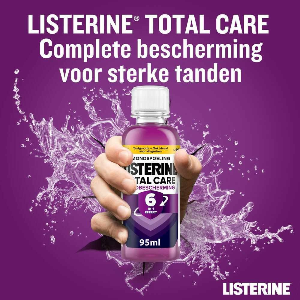 3x Listerine Mondwater Total Care Reisverpakking95 ml