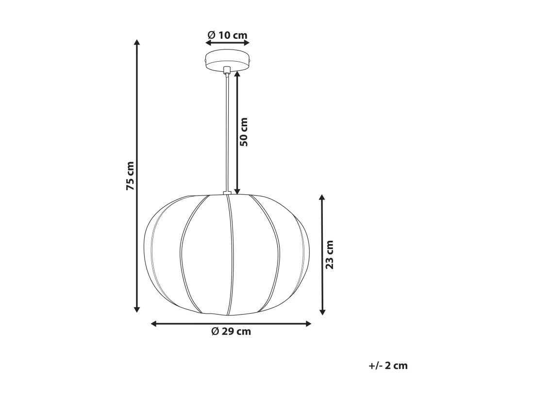 Lampe suspension MARIARA Blanc