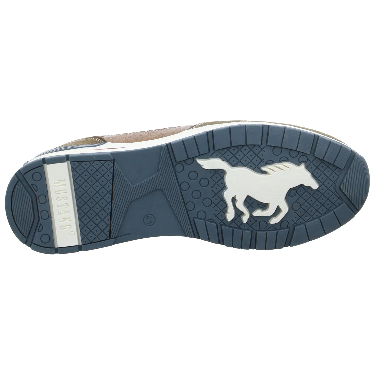 MUSTANG Halbschuhe Sneaker Braun Lederimitat
