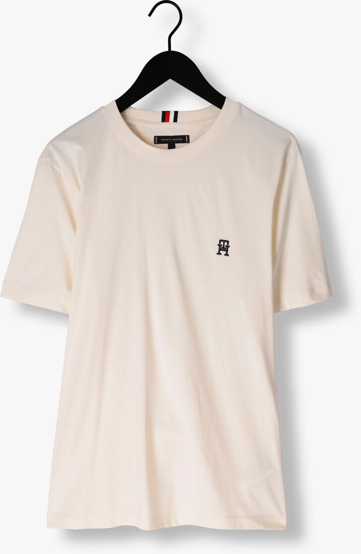TOMMY HILFIGER beige tommy hilfiger t-shirt monogram imd tee