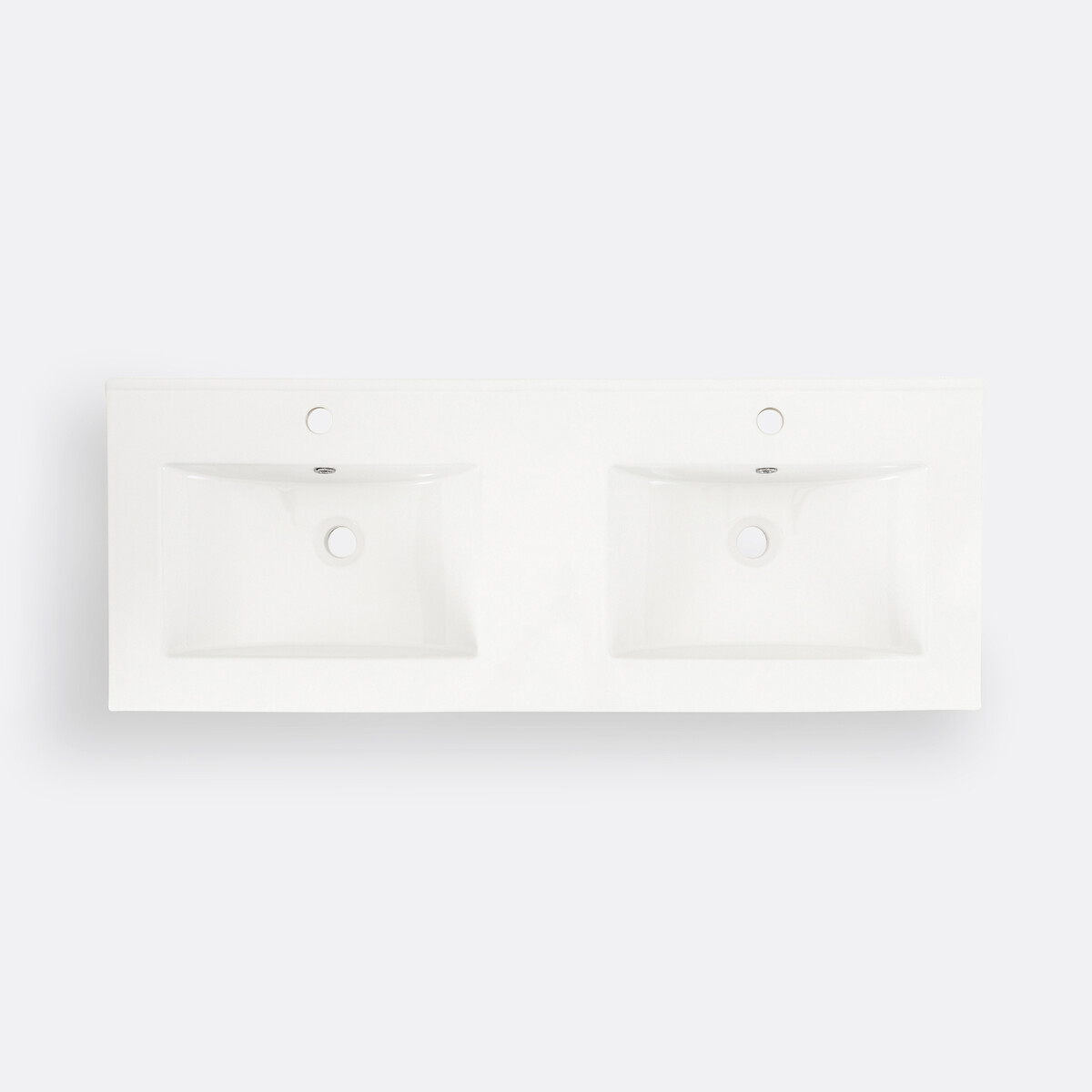 LA REDOUTE INTERIEURS<br>Lavatório duplo de cerâmica L120 cm, Jaly