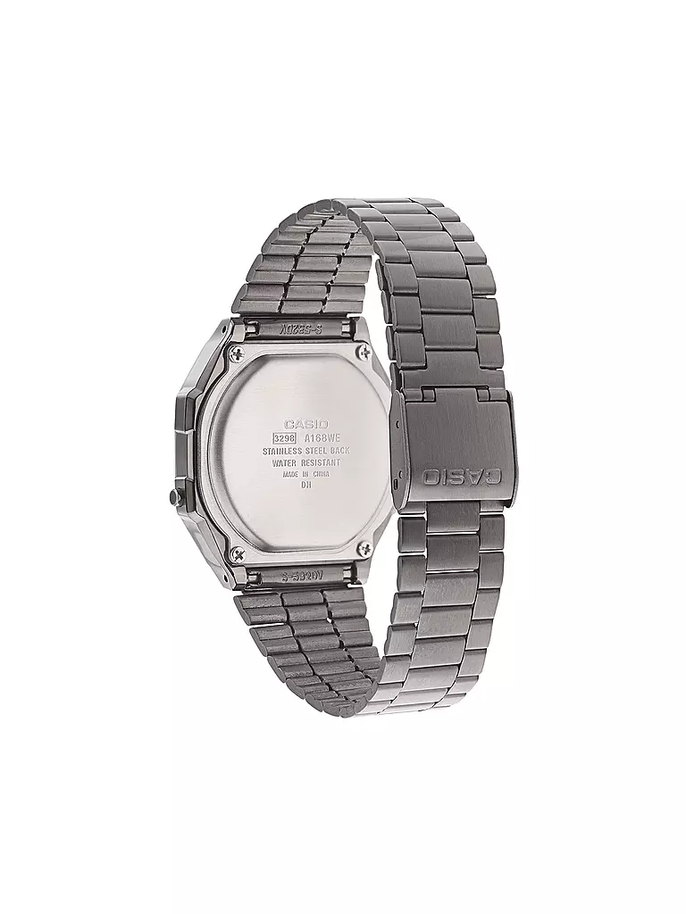CASIO Uhr VINTAGE SILBER A168WEGG-1BEF silber