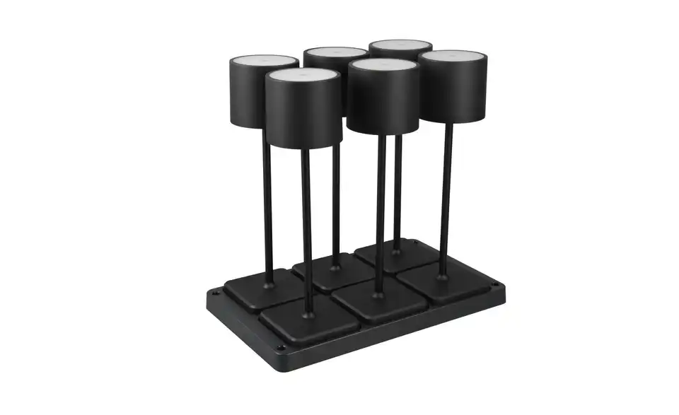 Trio Akku-Tischleuchte 6er-Set