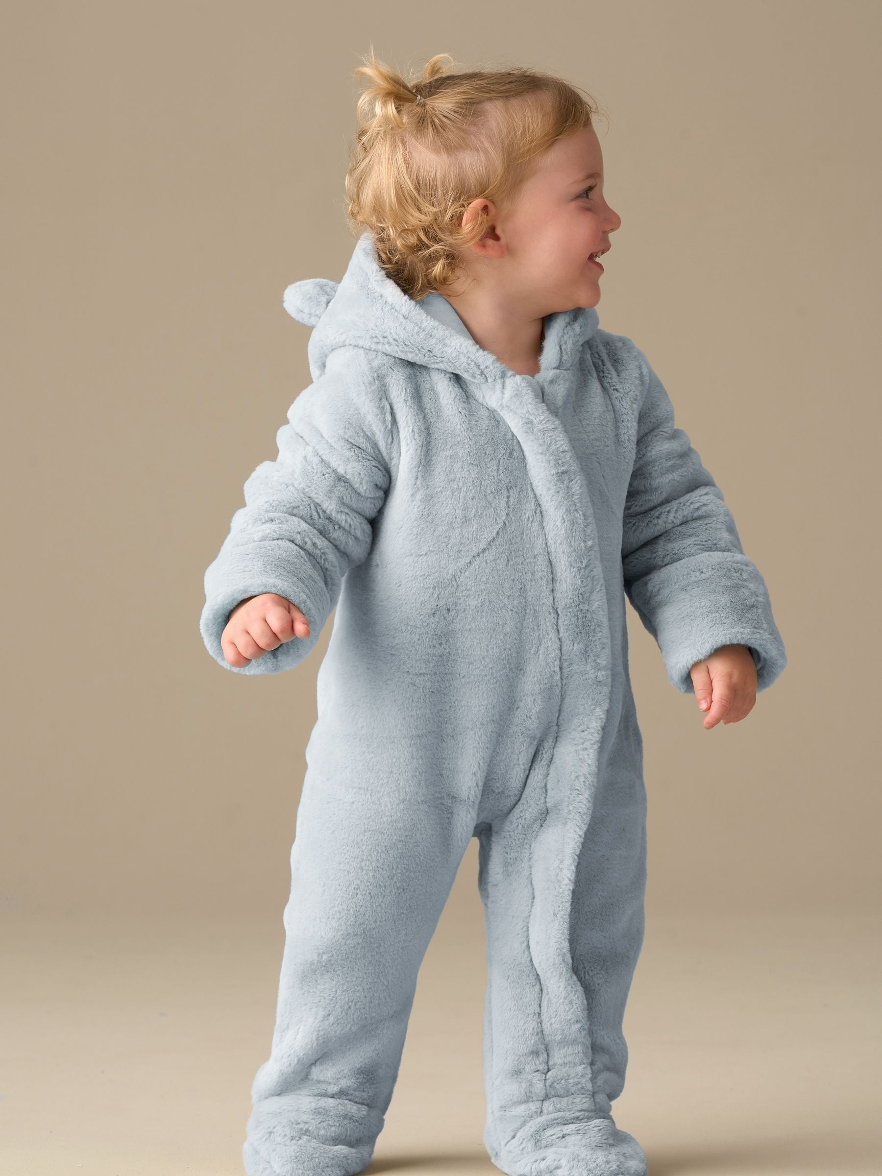 Blauw - Angel & Rocket Quinn skipak van imitatiebont