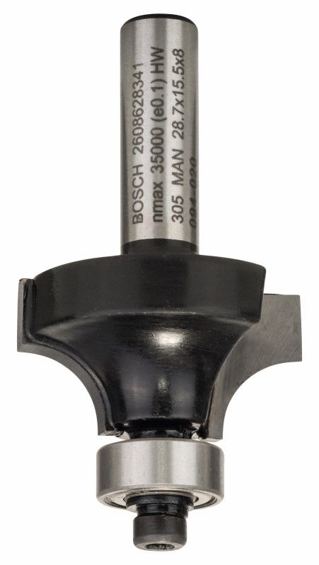 Bosch 2608628341 Afrondprofielfrees Lager HM 8x15,2x8