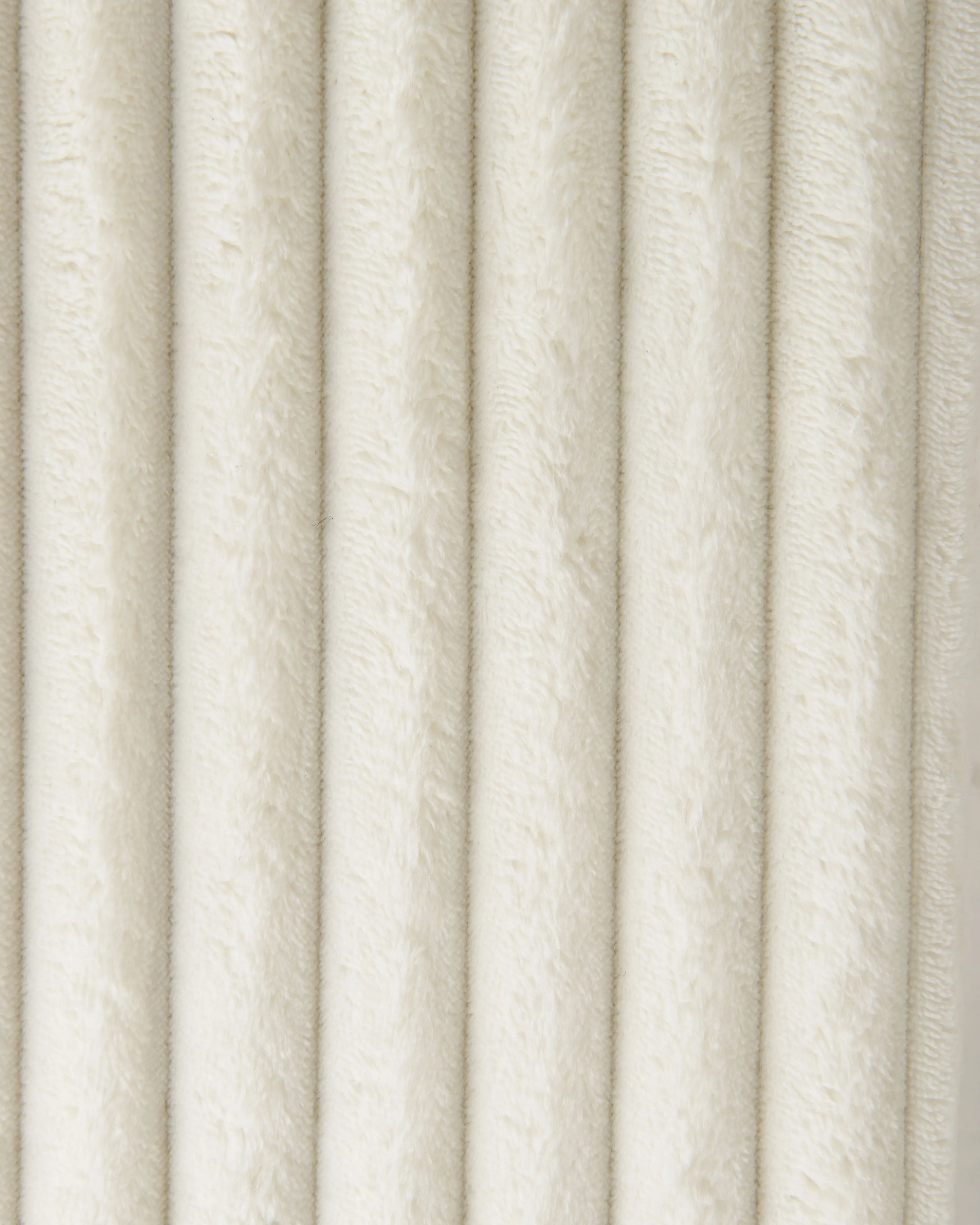 Nachtkastje met 1 lade FLAYAT Corduroy Gebroken wit