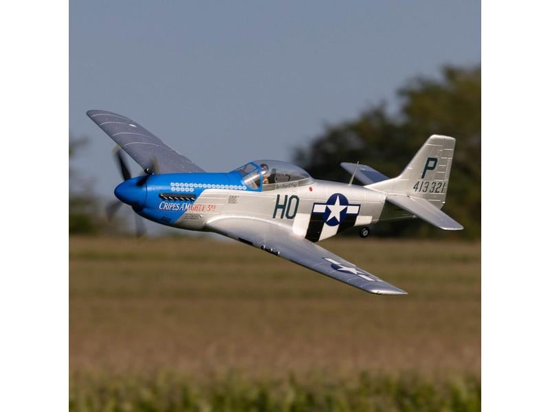 E-flite Warbird P-51D Mustang 1200 mm BNF Basic Mustang «Cripes A’Mighty 3rd» Scale Warbird mit Spektrum Komponenten