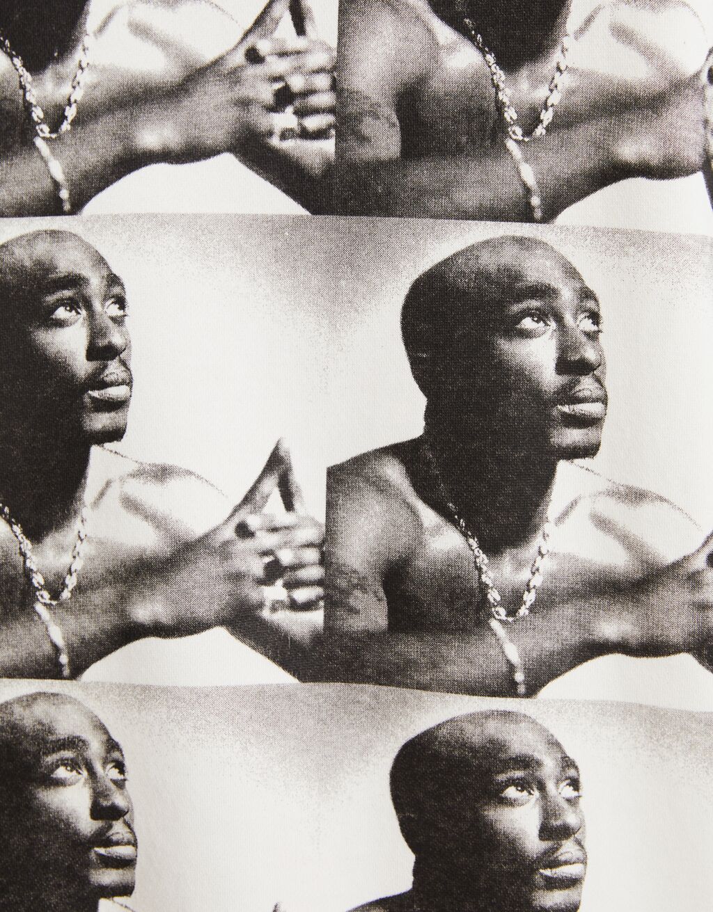 Moletom com estampa do Tupac