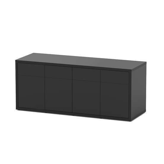 Meuble d'aquarium avec 4 portes Sublime Noir L.200xP.70xH.83cm