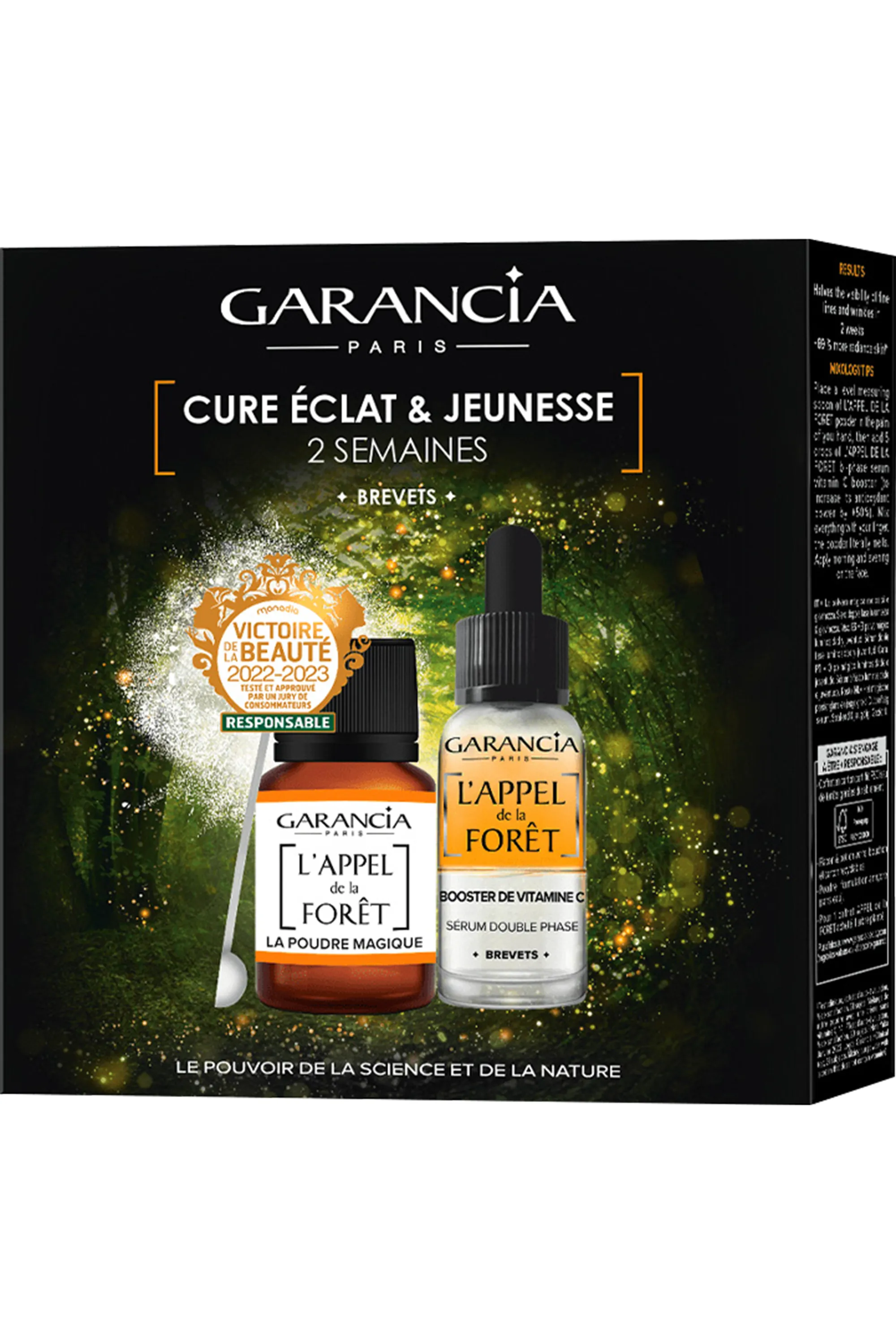 Garancia Coffret Rituel Eclat & Jeunesse L’Appel de la Forêt-9 ml
