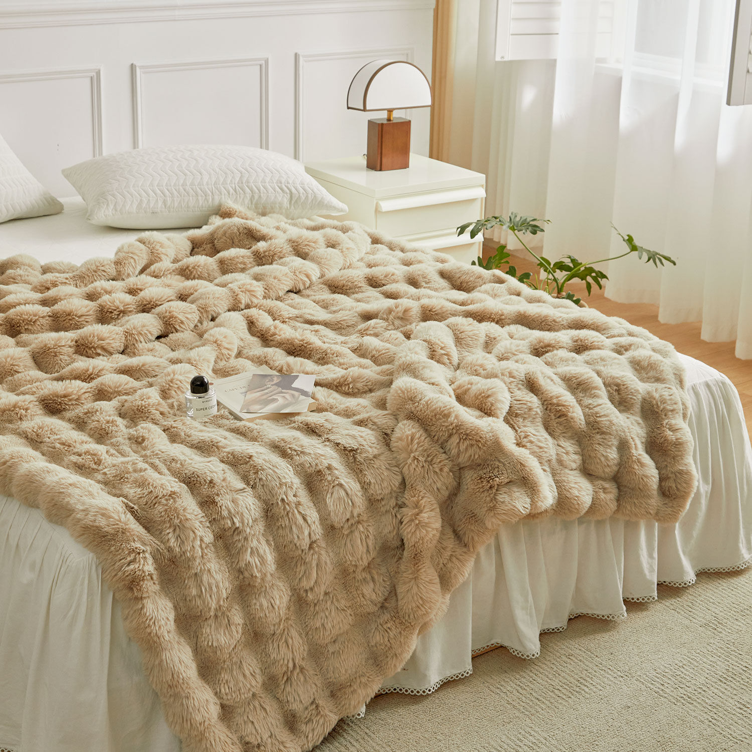 Kuscheldecke in Nerz-Optik