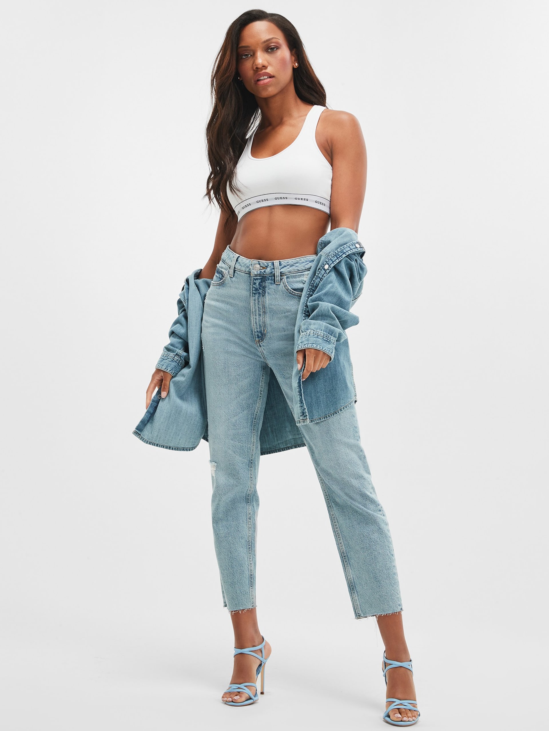 Calça jeans Eco Slim Mom