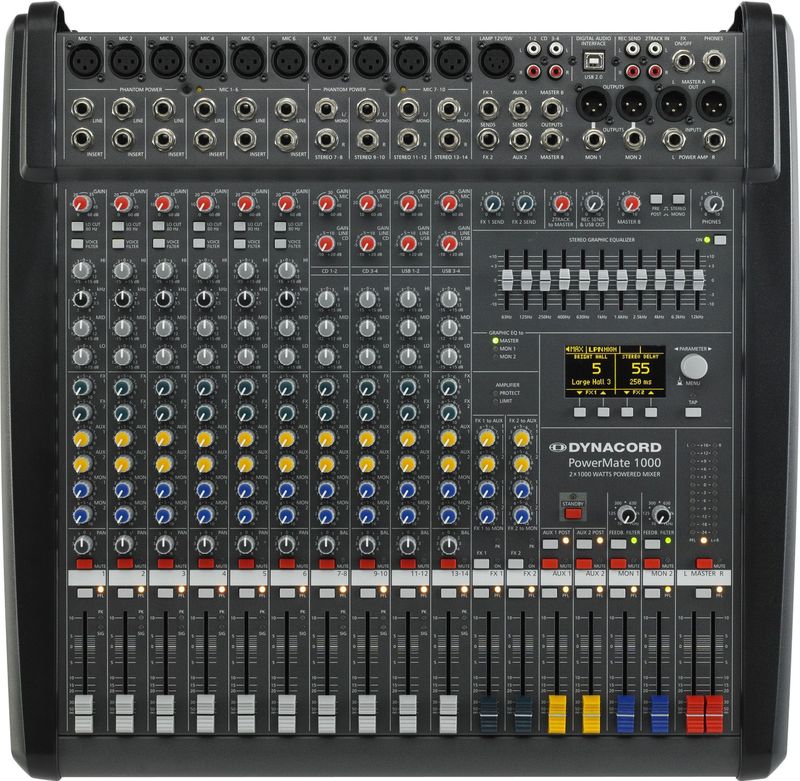 Dynacord - PowerMate 1000-3 - Mengpaneel