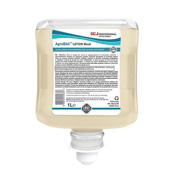 Cartouches savon lotion désinfectante Proline 1 L, lot de 6