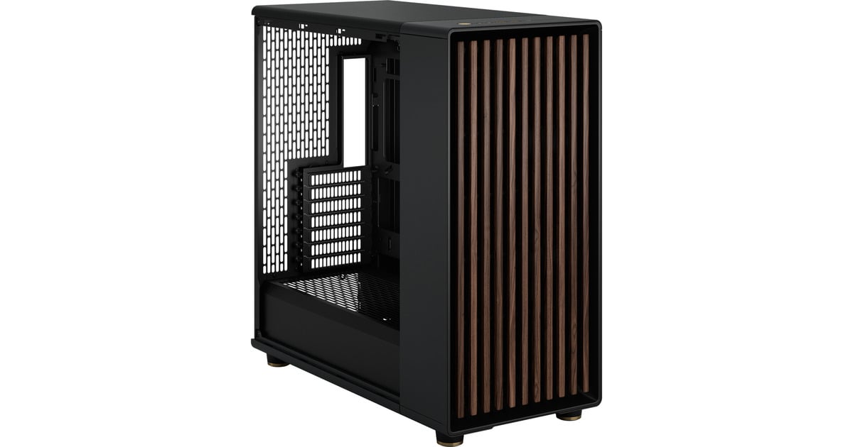 Fractal DesignNorth XL RC Charcoal Black TG Dark midi tower behuizing  (Zwart | 2x USB-A | 1x USB-C | Tempered Glass)
